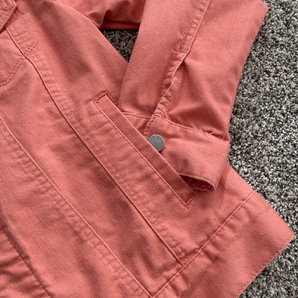 Market & Spruce Coral Jean Jacket - Picture 3 of 8